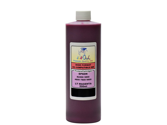 500ml LIGHT MAGENTA ink for EPSON Ultrachrome K3 (for R2400, 3800, 4800, 7800, 9800)