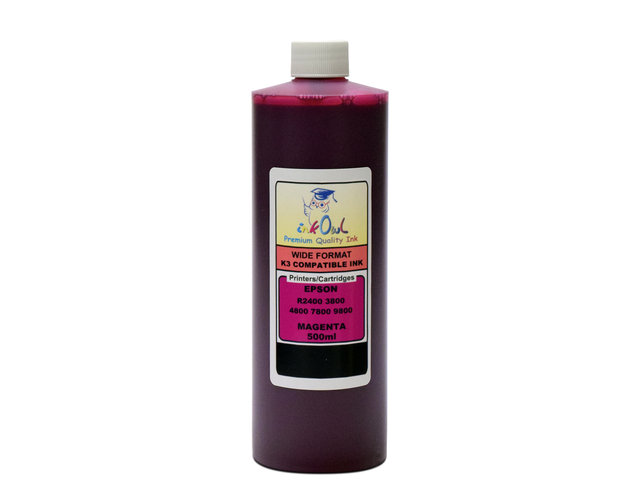 500ml MAGENTA ink for EPSON Ultrachrome K3 (for R2400, 3800, 4800, 7800, 9800)