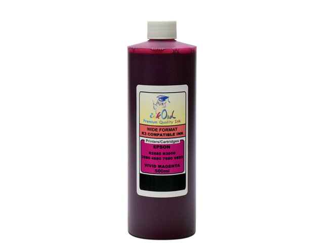 500ml VIVID MAGENTA ink for EPSON Ultrachrome K3 (for R2880, R3000, 3880, 4880, 7880, 9880)