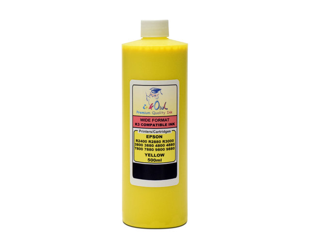 500ml YELLOW ink for EPSON Ultrachrome K3