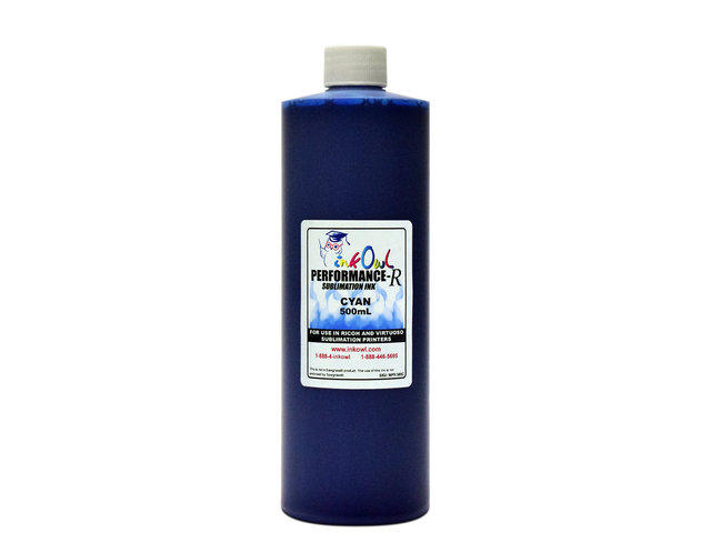 500ml CYAN Performance-R Sublimation Ink for use in Ricoh® and Virtuoso® printers