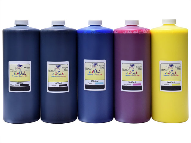 5x1L ink to refill CANON PFI-030, PFI-110, PFI-120, PFI-310, PFI-320, PFI-340, PFI-710, PFI-740