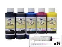 5x120ml Ink Refill Kit for CANON PFI-030/031/032, PFI-120/121, PFI-320/321