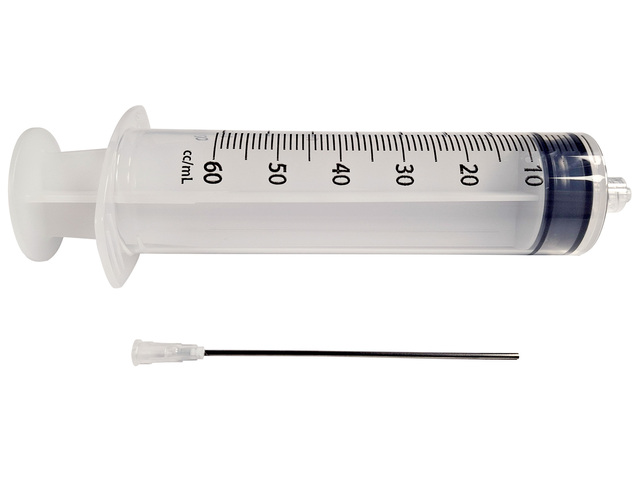 60ml Syringe with Blunt-Tip Fill Needle