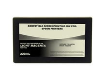 220ml Black Dye Screenprinting Cartridge for EPSON 7800, 9800 - LIGHT MAGENTA Slot