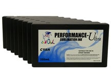 8-Pack 220ml Performance-Ultra Sublimation Cartridges for Epson Stylus Pro 7880, 9880