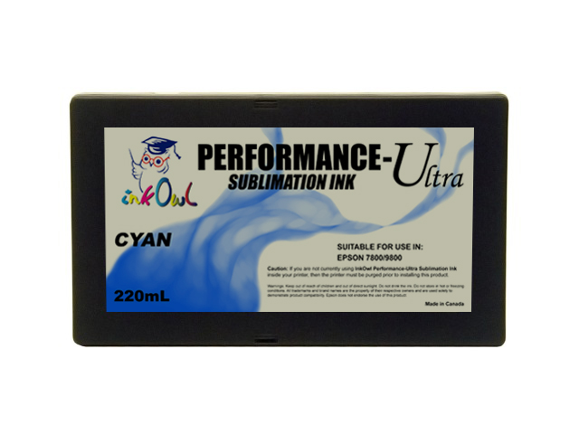 220ml CYAN Performance-Ultra Sublimation Cartridge for Epson Stylus Pro 7800, 9800