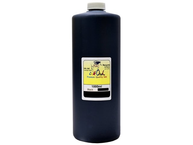 1L FADE RESISTANT Dye Black Ink for EPSON EcoTank Printers using 522, 664, and other ink