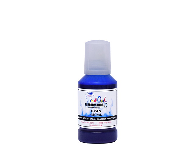 140ml CYAN Performance-D Sublimation Ink Bottle for Epson EcoTank Printers