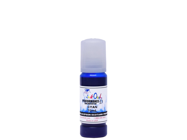 70ml CYAN Performance-D Sublimation Ink Bottle for Epson EcoTank Printers