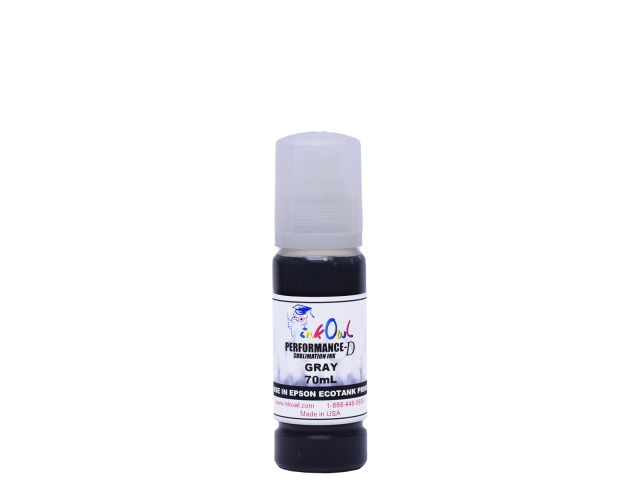 70ml GRAY Performance-D Sublimation Ink Bottle for Epson ET-8500, ET-8550