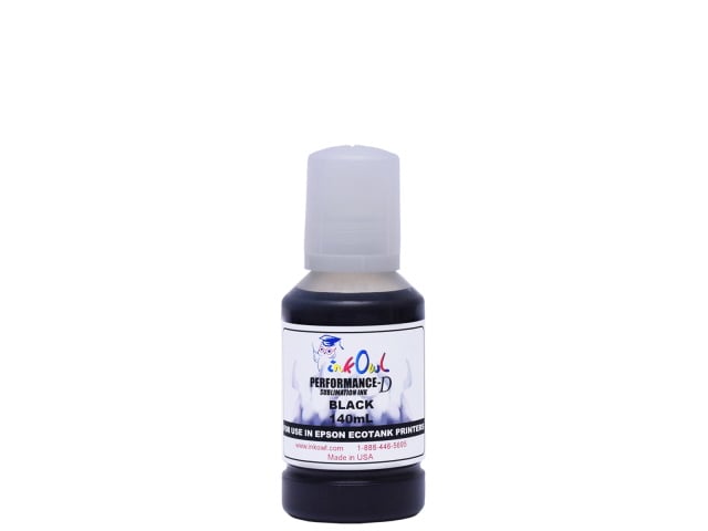 140ml BLACK Performance-D Sublimation Ink Bottle for Epson EcoTank Printers