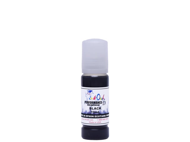 70ml BLACK Performance-D Sublimation Ink Bottle for Epson EcoTank Printers