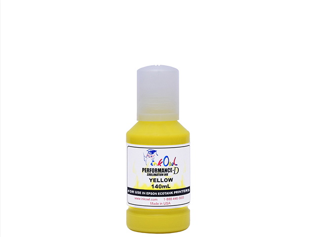 140ml YELLOW Performance-D Sublimation Ink Bottle for Epson EcoTank Printers