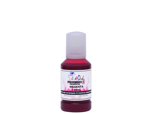 140ml MAGENTA Performance-E Sublimation Ink for Epson F170 and F570 Printers