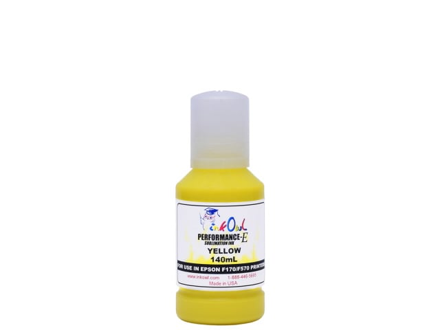 140ml YELLOW Performance-E Sublimation Ink for Epson F170 and F570 Printers