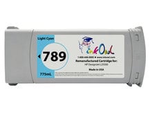 Remanufactured 775ml HP #789 LIGHT CYAN Latex Cartridge for DesignJet L25500 (CH619A)