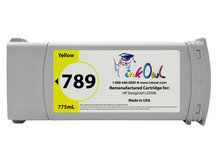 Remanufactured 775ml HP #789 YELLOW Latex Cartridge for DesignJet L25500 (CH618A)