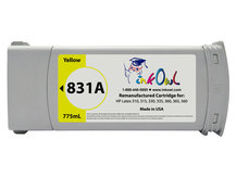 Remanufactured 775ml HP #831A YELLOW Cartridge for Latex 310, 315, 330, 335, 360, 365, 560 (CZ685A)