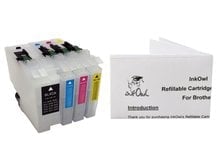 Easy-to-refill Standard-Size Cartridge Pack for BROTHER LC3033, LC3035