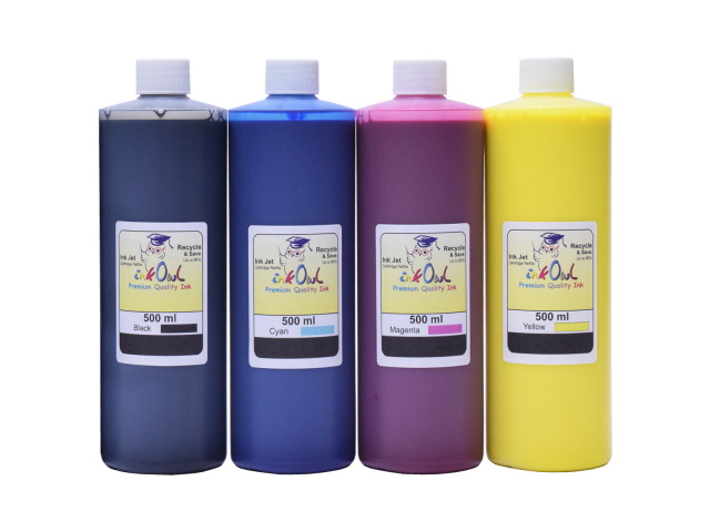 4x500ml ink to refill CANON TC-20 (PFI-050)