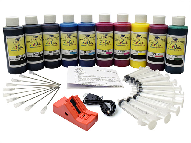 120ml Bulk Kit for CANON Pixma Pro 9500 (PGI-9) with Chip Resetter