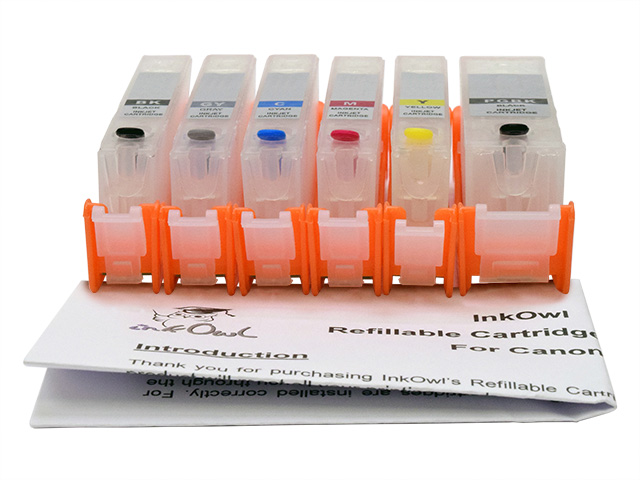 Easy-to-refill Cartridge Pack for use with CANON PGI-220, CLI-221 with GRAY