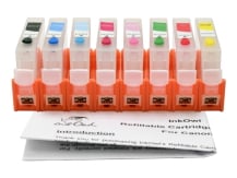 Easy-to-refill Cartridge Pack for use with CANON CLI-8 (8 cartridges for Pixma Pro 9000)