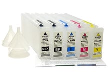 Refillable Cartridge Set for EPSON SureColor T3270, T5270, T7270, and others