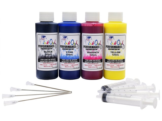 4x120ml Performance-D Sublimation Ink for Epson Desktop Printers