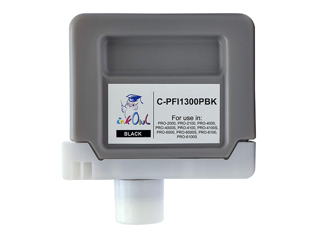 330ml Compatible Cartridge for CANON PFI-1300PBK PHOTO BLACK