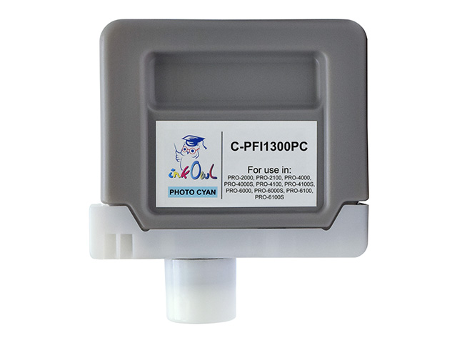330ml Compatible Cartridge for CANON PFI-1300PC PHOTO CYAN