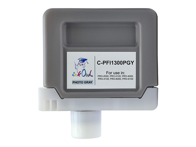 330ml Compatible Cartridge for CANON PFI-1300PGY PHOTO GRAY