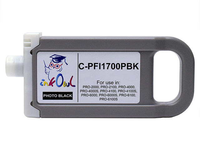 700ml Compatible Cartridge for CANON PFI-1700PBK PHOTO BLACK