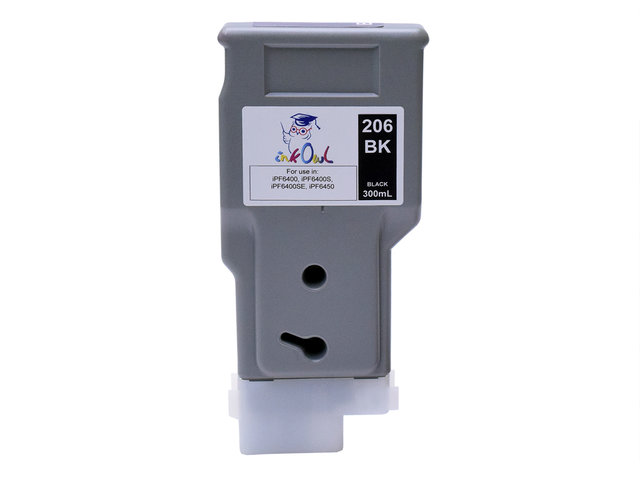 300ml Compatible Cartridge for CANON PFI-206BK BLACK