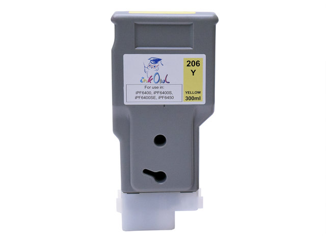 300ml Compatible Cartridge for CANON PFI-206Y YELLOW