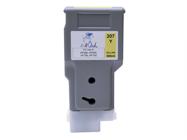 300ml Compatible Cartridge for CANON PFI-207Y YELLOW