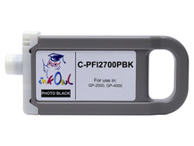 700ml Compatible Cartridge for CANON PFI-2700PBK PHOTO BLACK
