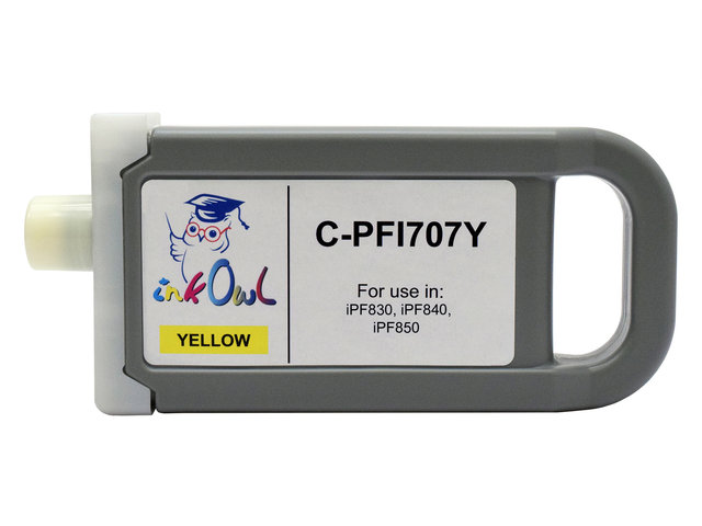 700ml Compatible Cartridge for CANON PFI-707Y YELLOW