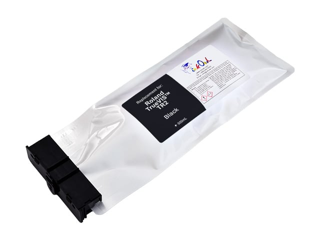 500ml BLACK Compatible Ink Pouch for Roland TrueVIS Printers using TR2 ink (TR2-BK)