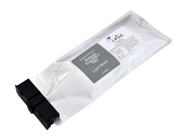 500ml LIGHT BLACK Compatible Ink Pouch for Roland TrueVIS Printers using TR2 ink (TR2-LK)