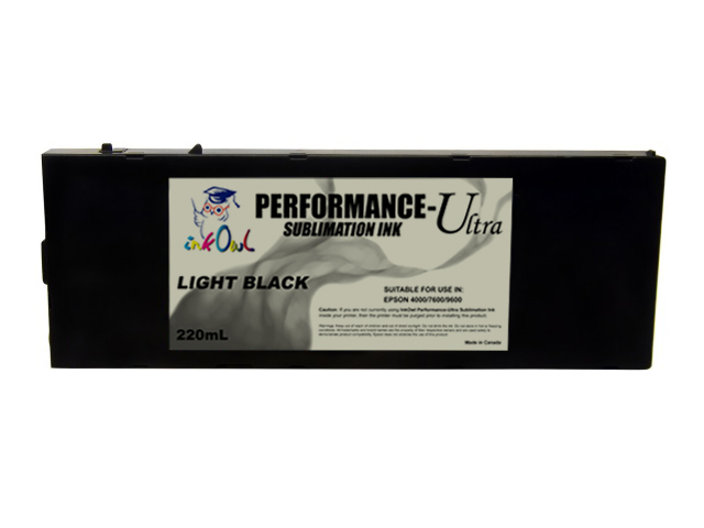 220ml LIGHT BLACK Performance-Ultra Sublimation Cartridge for Epson Stylus Pro 4000, 7600, 9600