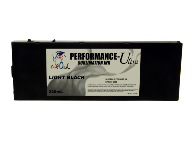 220ml LIGHT BLACK Performance-Ultra Sublimation Cartridge for Epson Stylus Pro 4880