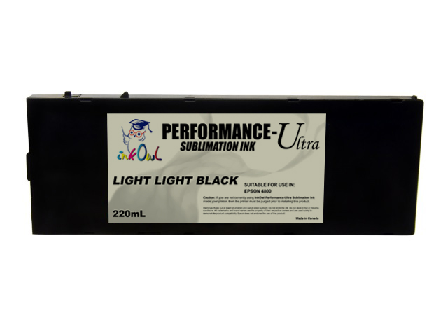 220ml LIGHT LIGHT BLACK Performance-Ultra Sublimation Cartridge for Epson Stylus Pro 4800