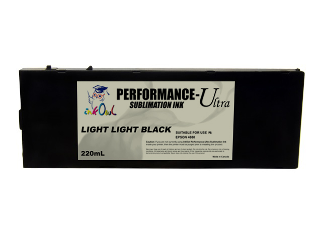 220ml LIGHT LIGHT BLACK Performance-Ultra Sublimation Cartridge for Epson Stylus Pro 4880