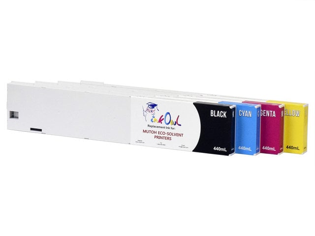 4x440ml Compatible Cartridge Pack for Mutoh ValueJet Eco-Ultra Printers