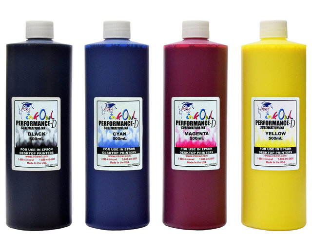 4x500ml Performance-D Sublimation Ink for Epson Desktop Printers