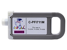 700ml Compatible Cartridge for CANON PFI-711M MAGENTA