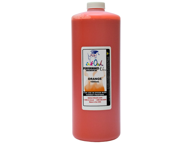 1000ml ORANGE Performance-Ultra Sublimation Ink for Epson Wide Format Printers
