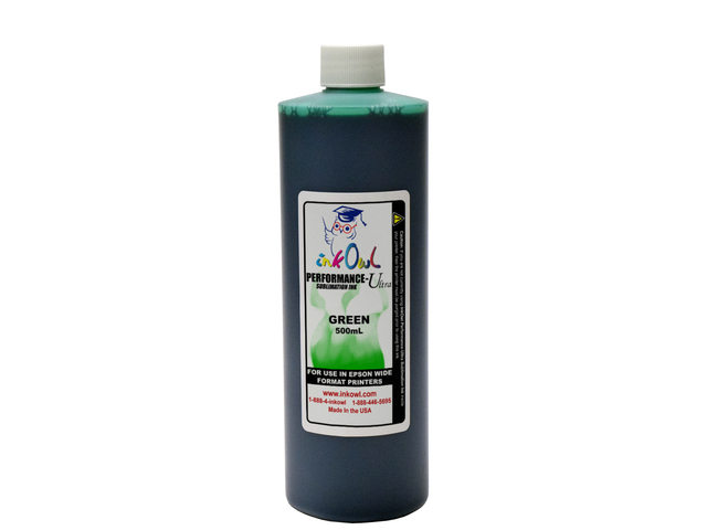500ml GREEN Performance-Ultra Sublimation Ink for Epson Wide Format Printers